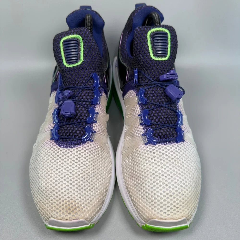 Nike Shox Gravity Fusion Violet Womens 9.5 9 1/2 Running‎ Shoes White Sneakers